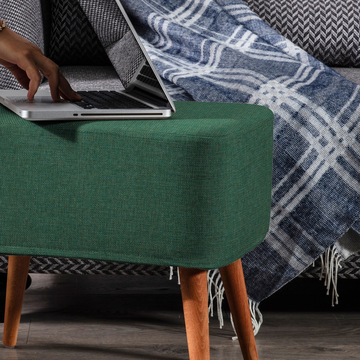 Albina Pouf Vert clair