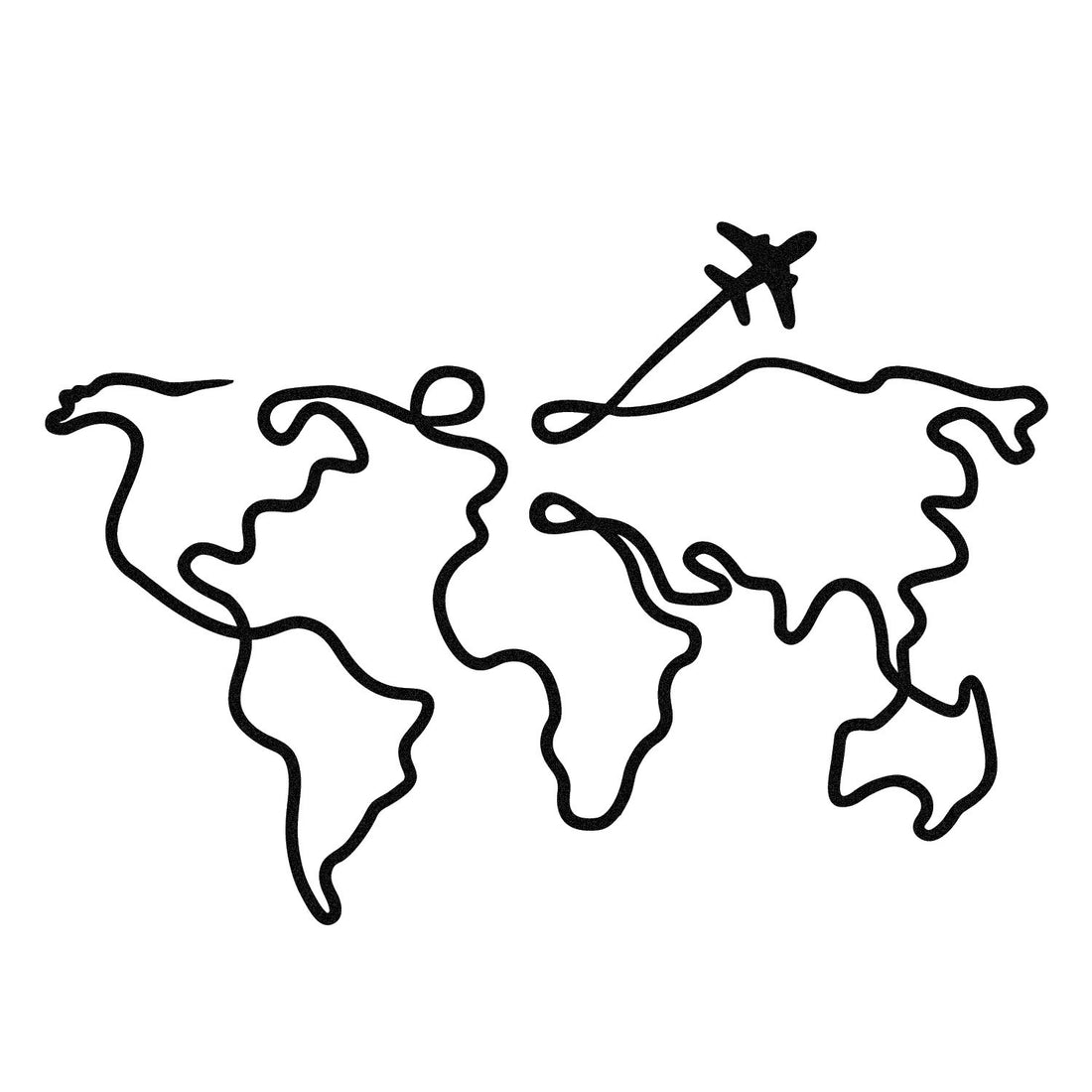 Accessoire mural en métal décoratif Mozzafiato