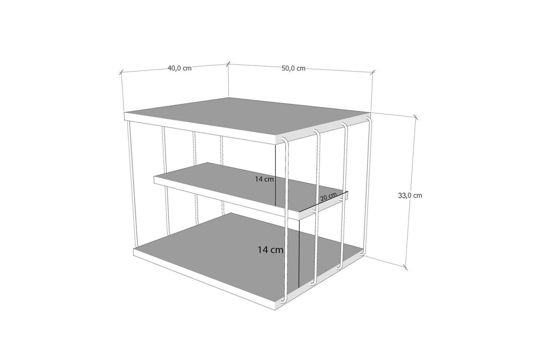 Table d'appoint Lifon - Anthracite