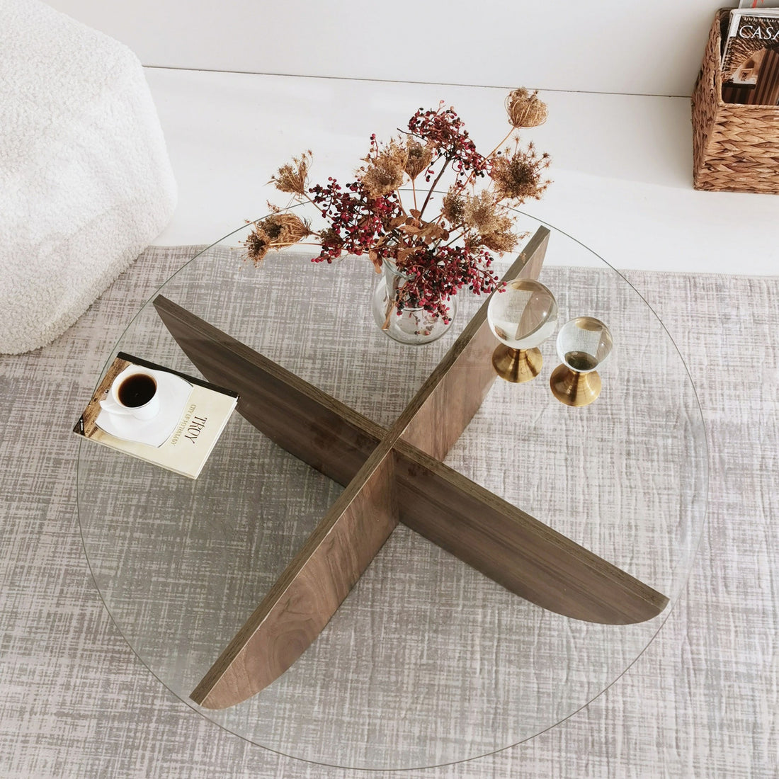 Table basse Lily - Walnut