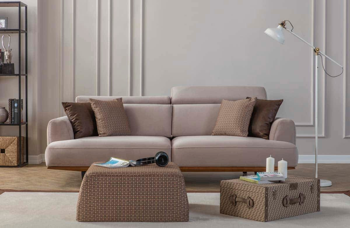 Santorini Canapé 3 Places Beige