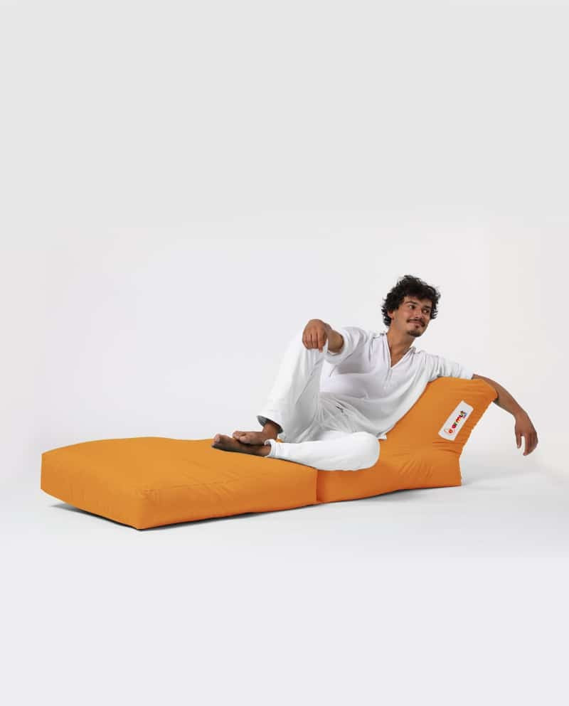 Siesta Pouf convertible / coussin de sol Orange