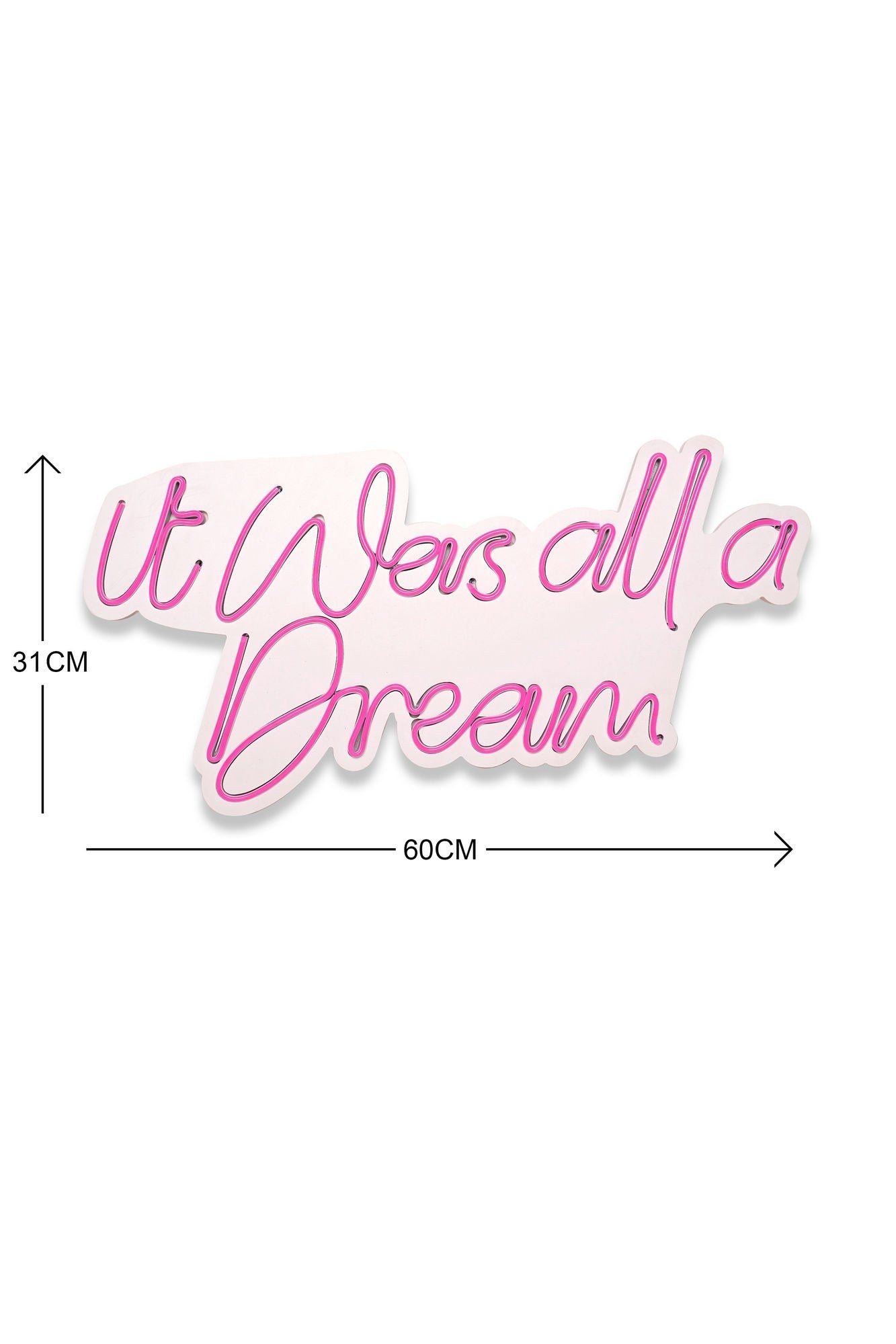 Éclairage LED en plastique décoratif It was all a Dream - Pink