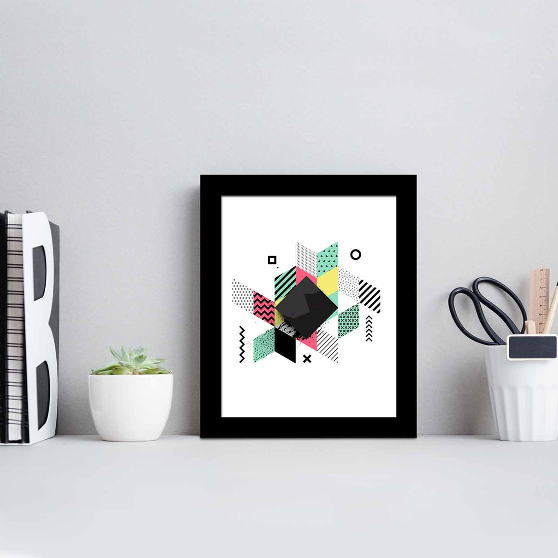 Peinture mdf encadrée décorative SCT-034