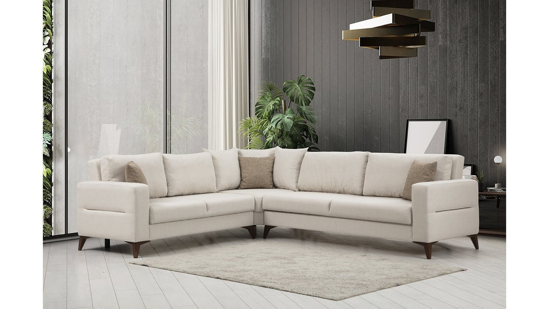 Canapé d'angle Kristal 3+Corner+2 - Beige