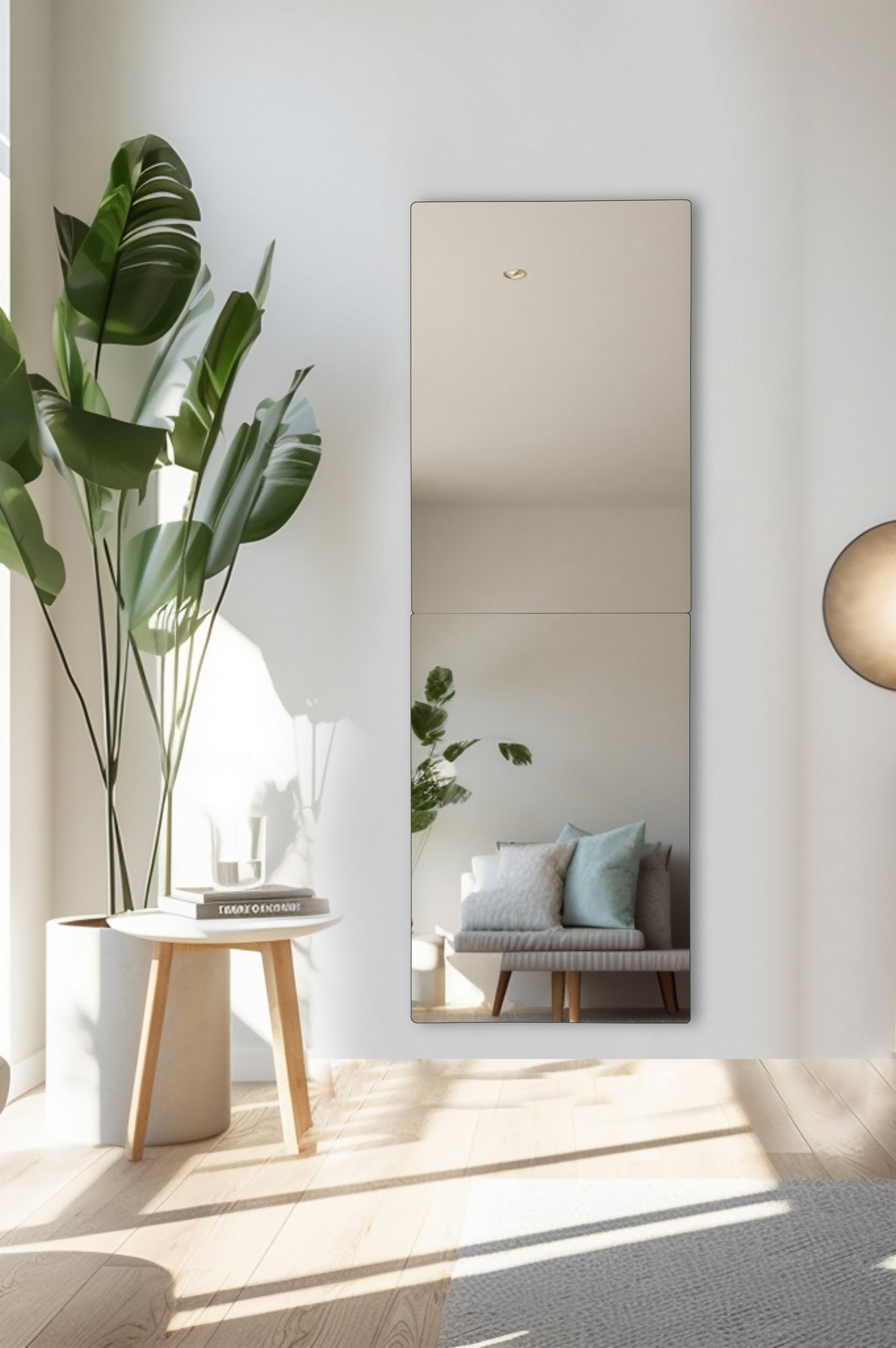 Miroir Rectangular 2 - 40 x 120 cm - Silver