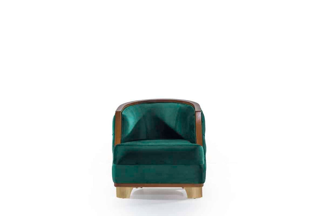 Nish Fauteuil Bergère vert
