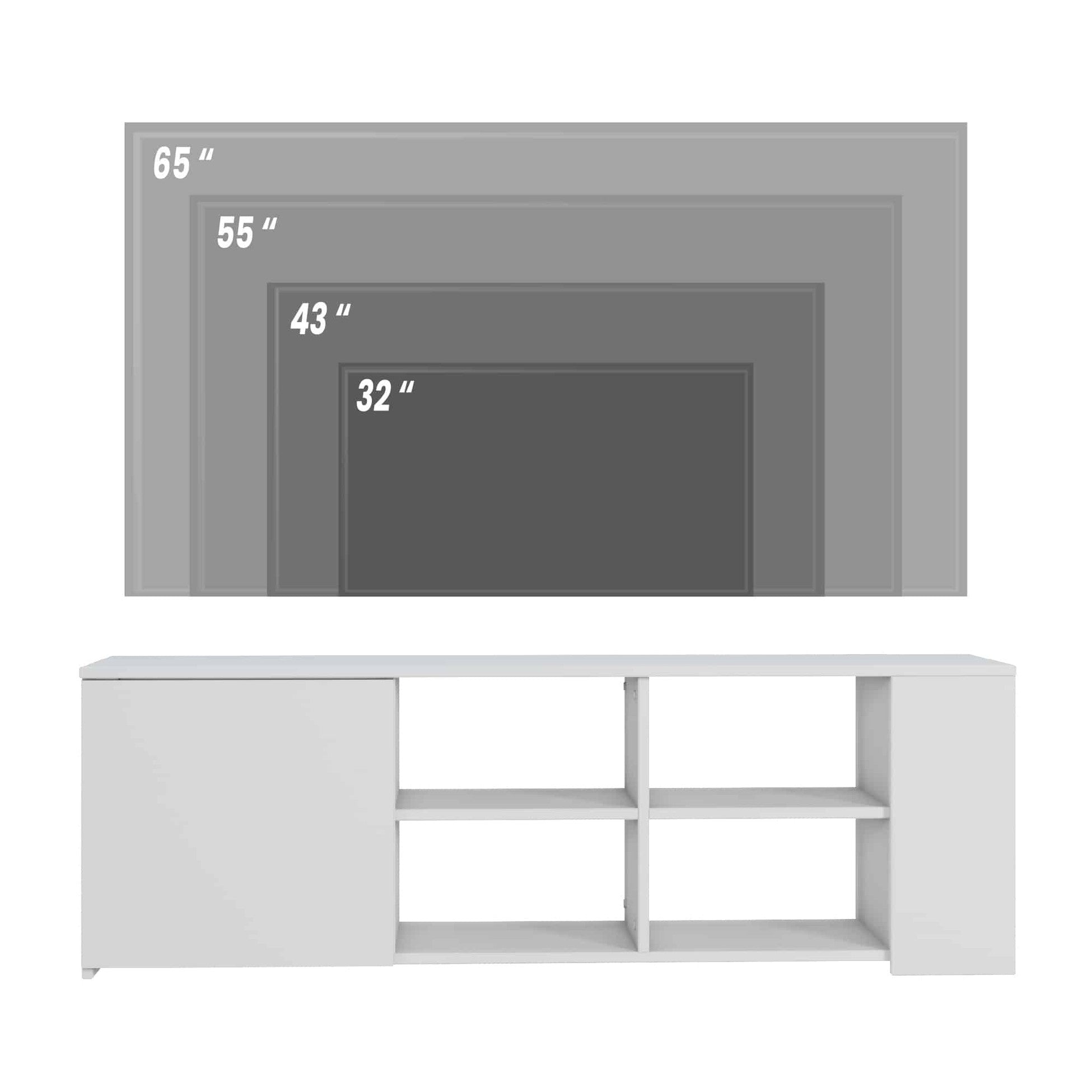 Rome Meuble Tv blanc