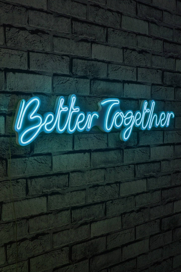 Éclairage LED en plastique décoratif Better Together - Blue