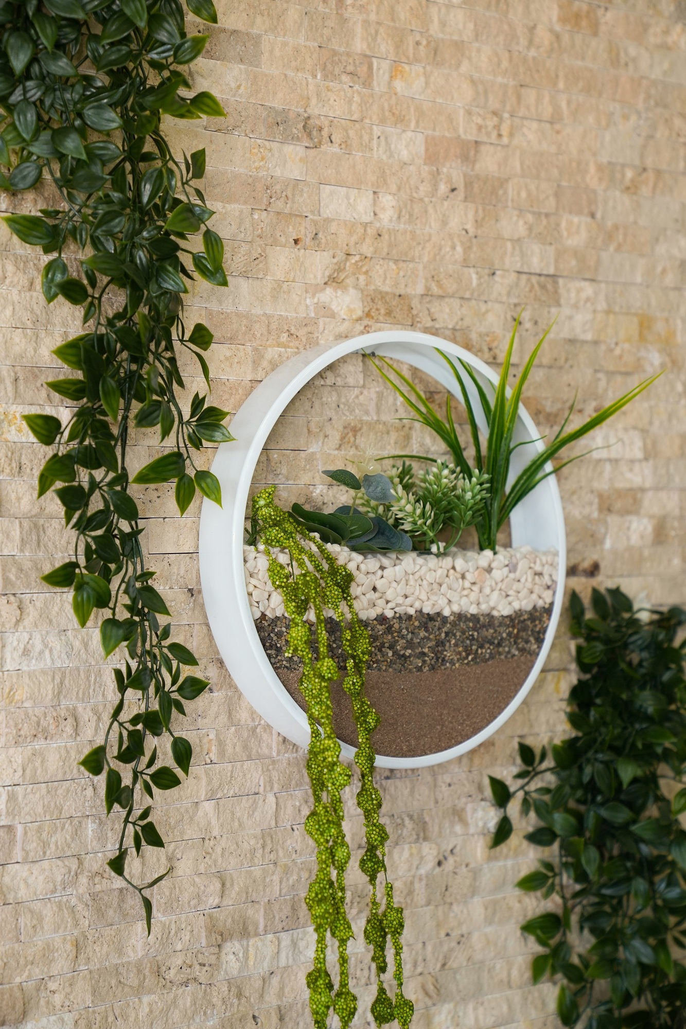 Accessoire mural en métal décoratif Spicebush