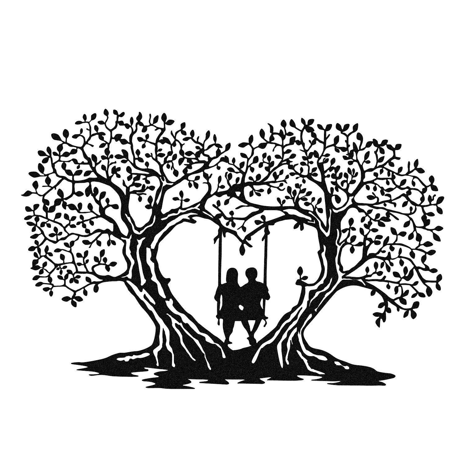 Accessoire mural en métal décoratif Love