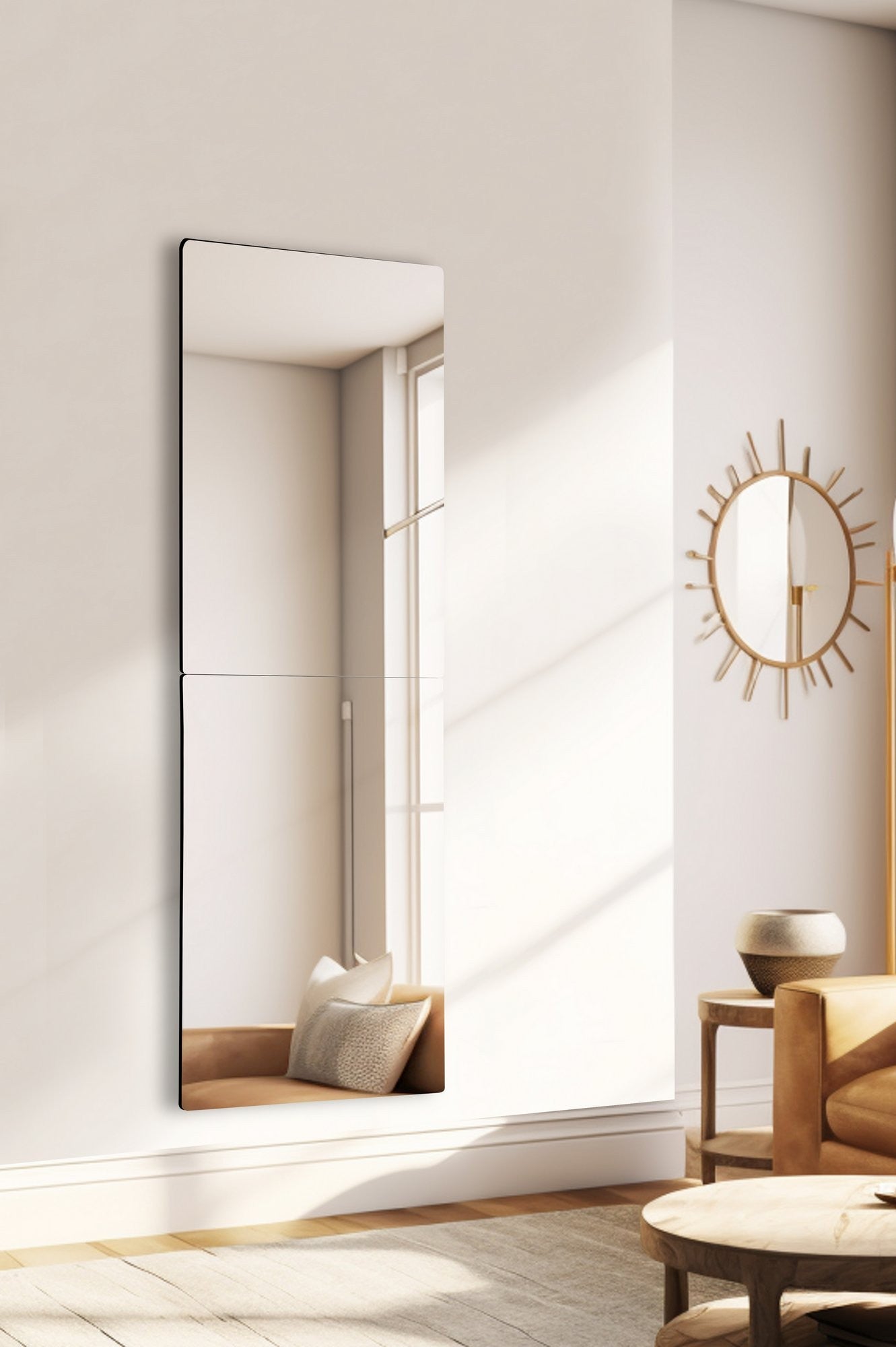 Miroir Rectangular 2 - 40 x 120 cm - Silver