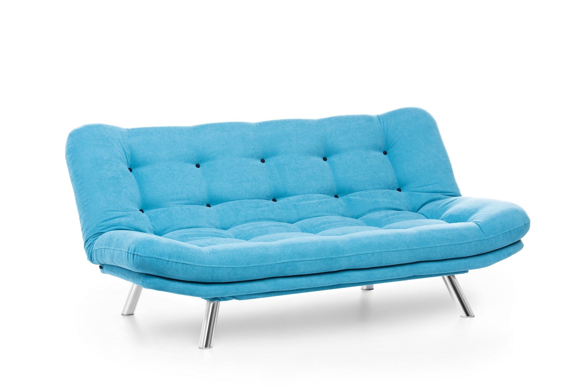 Canapé-lit 3 places Misa Sofabed - Turquoise
