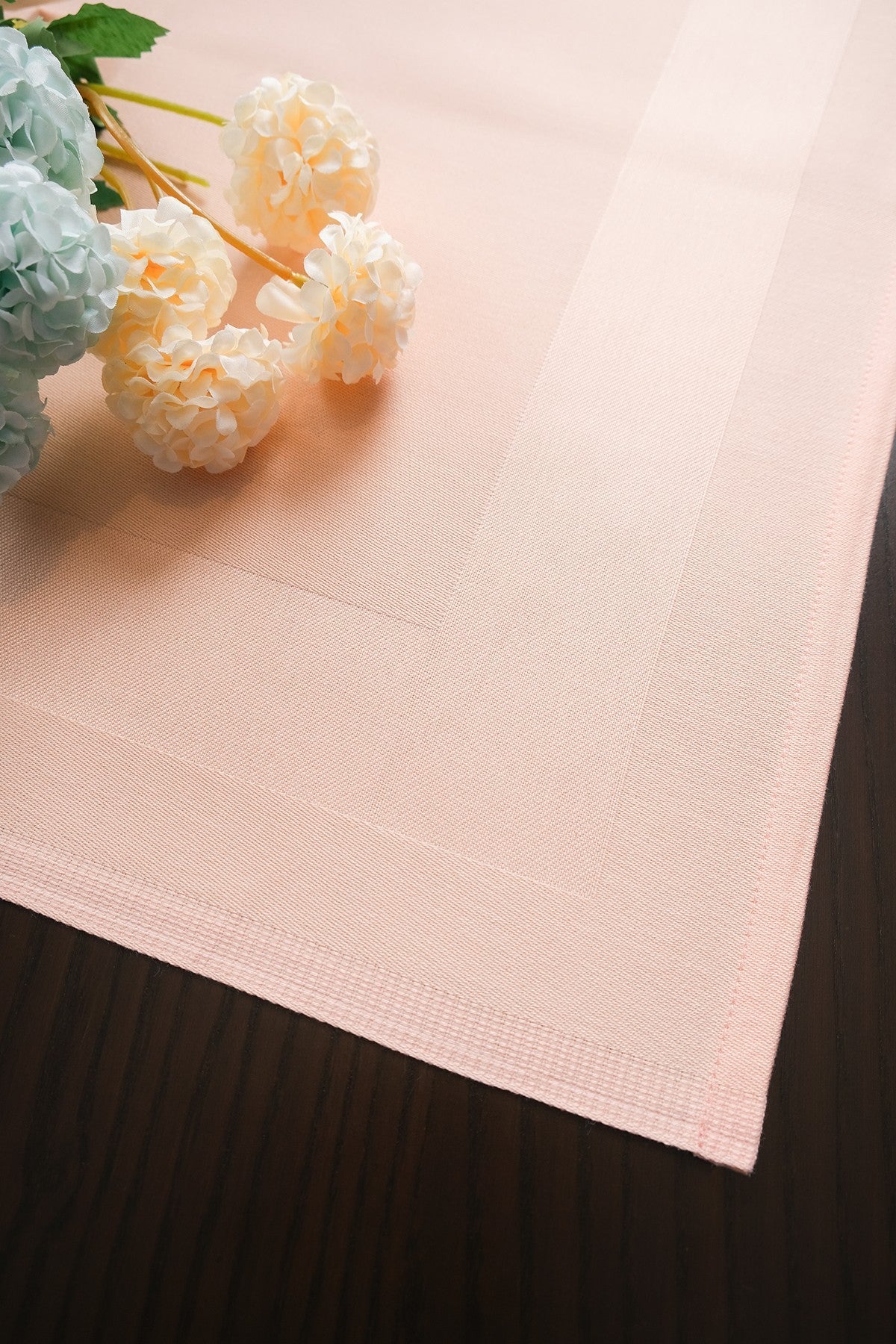 Serviette de table Leon - Apricot - 50 x 50