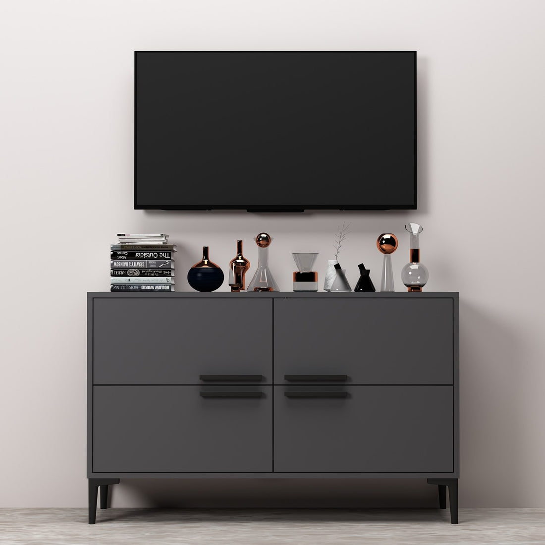 Meuble TV Ctn - Anthracite