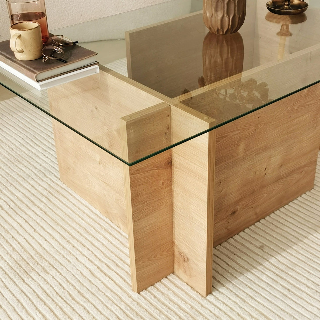 Table basse Escape - Sapphire Oak