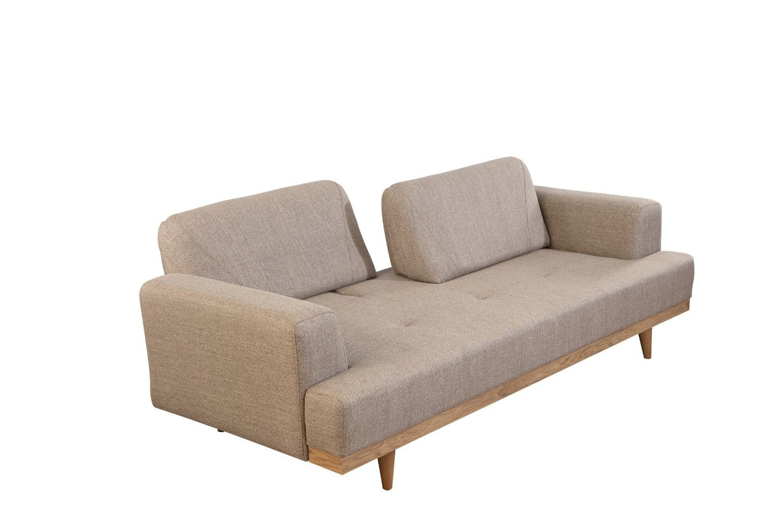 Valencia Canapé 3 Places Marron Clair