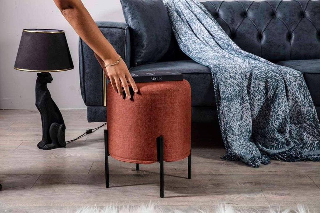 Norm Pouf Orange