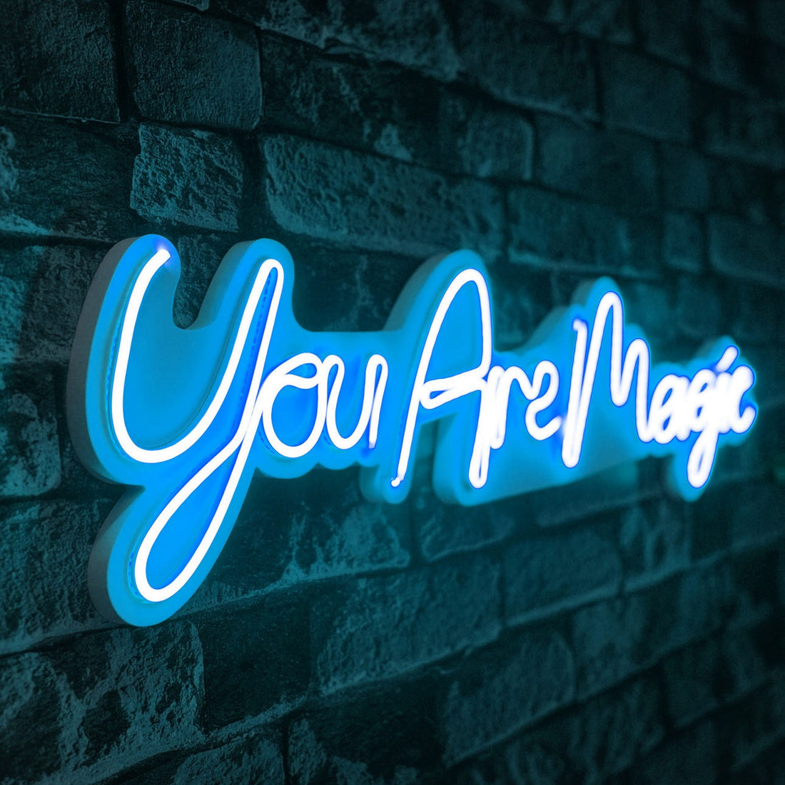 Éclairage LED en plastique décoratif You are Magic - Blue