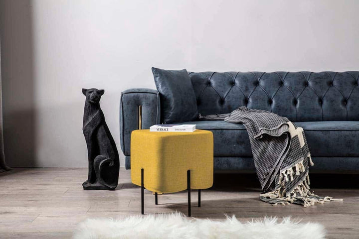 Mono Pouf Jaune