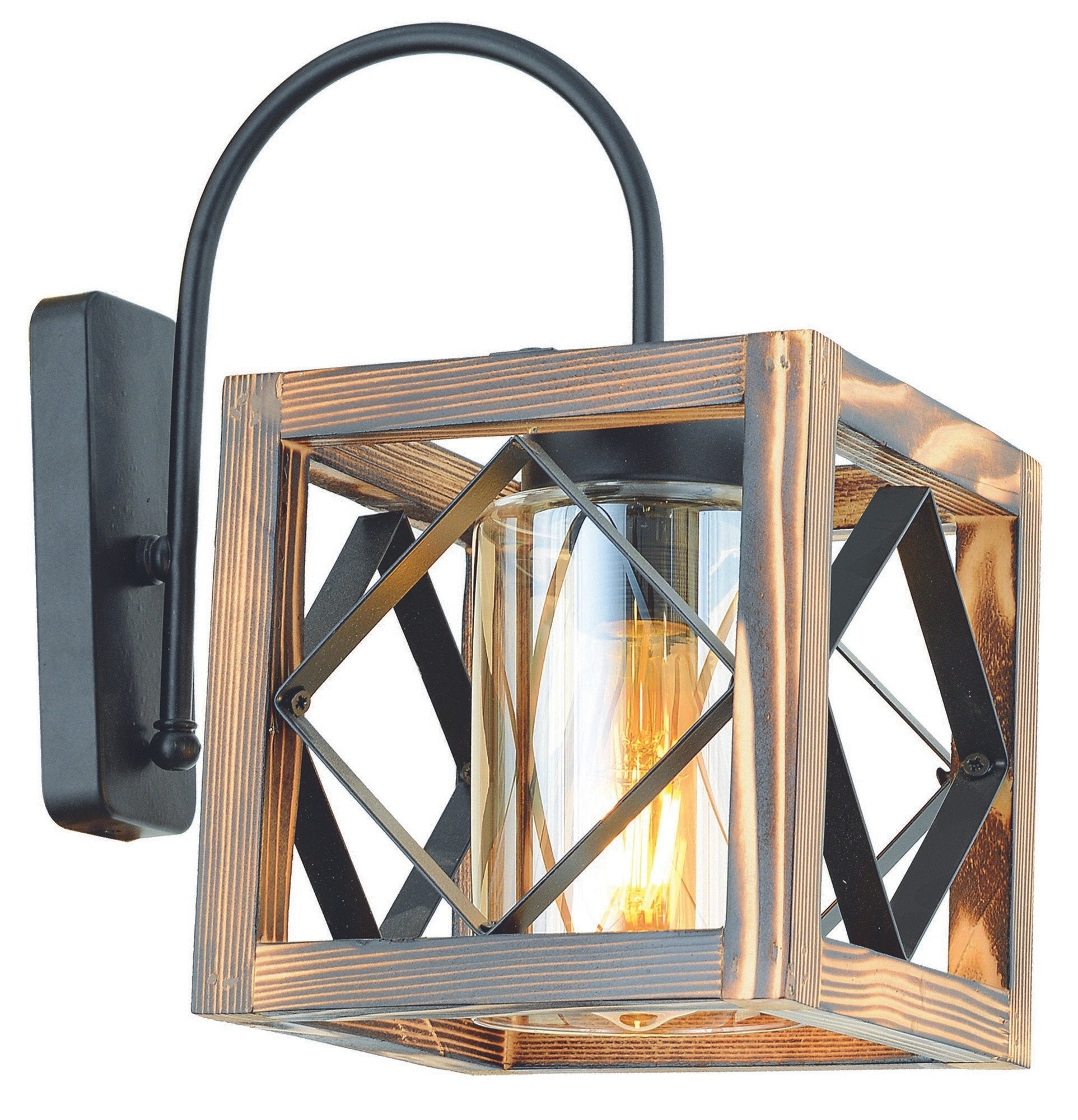 Applique en verre zigzag appliqué