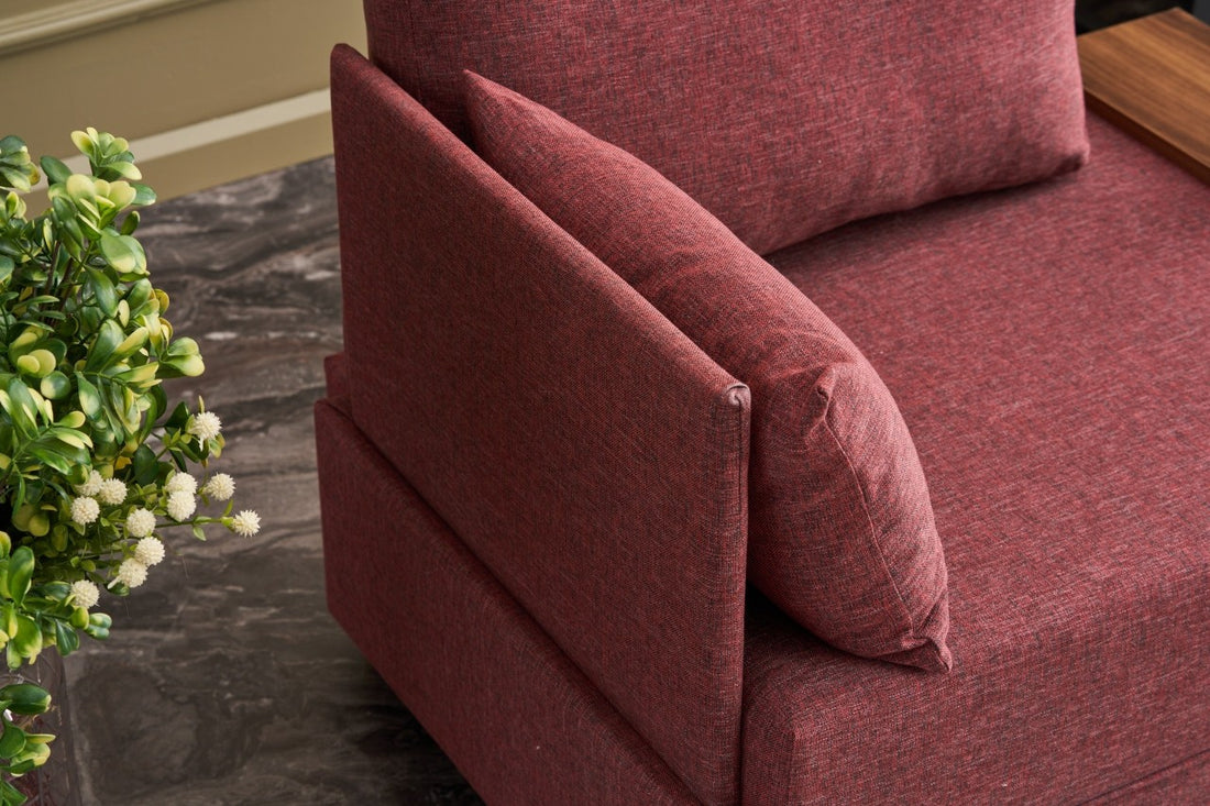 Canapé 1 place Fly Left - Claret Red
