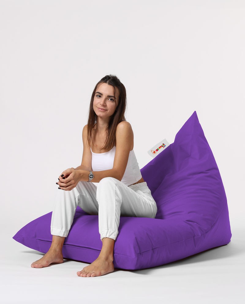Pouf de jardin Pyramid Big Bed Pouf - Purple