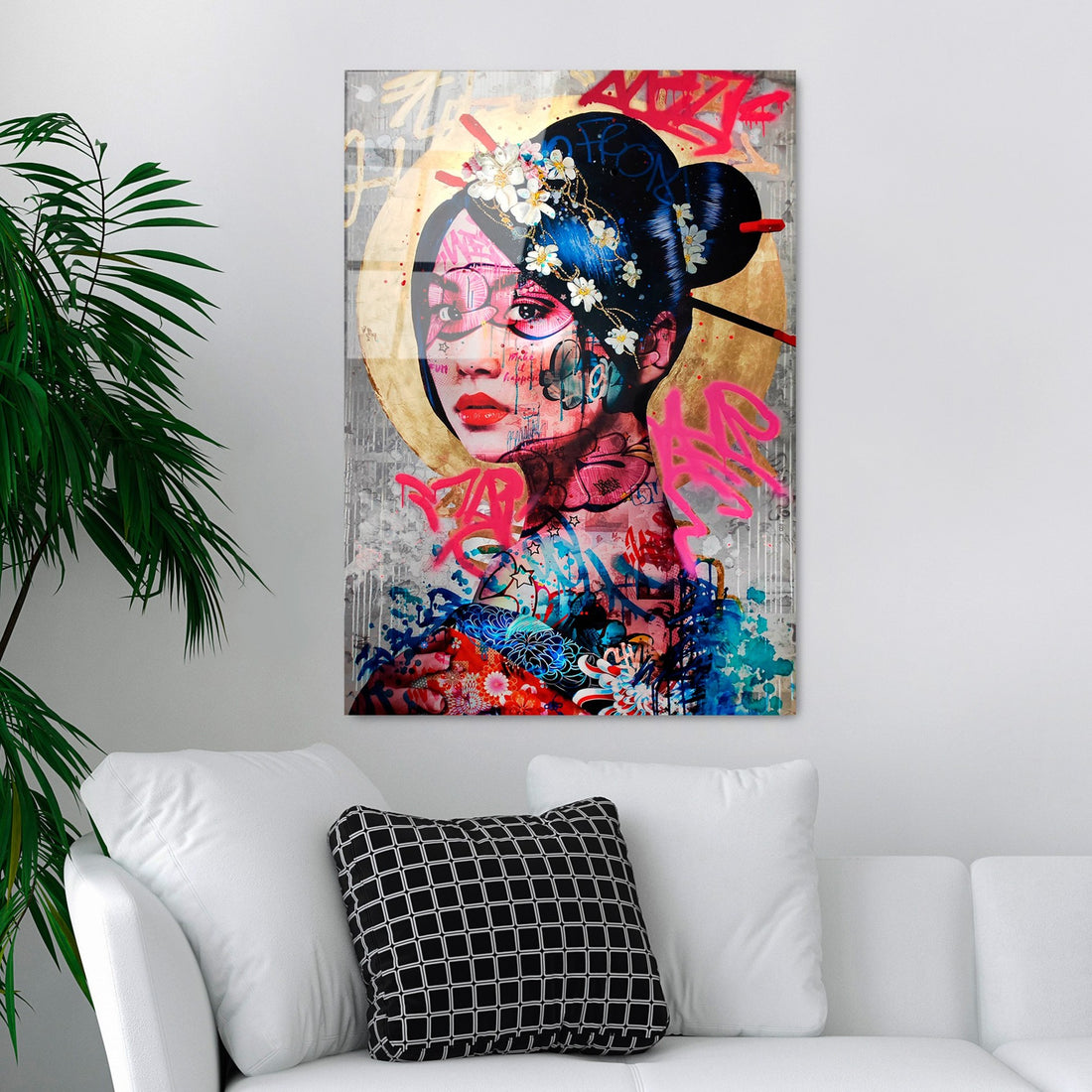 Peinture en verre trempé décoratif UV-726 70 x 100