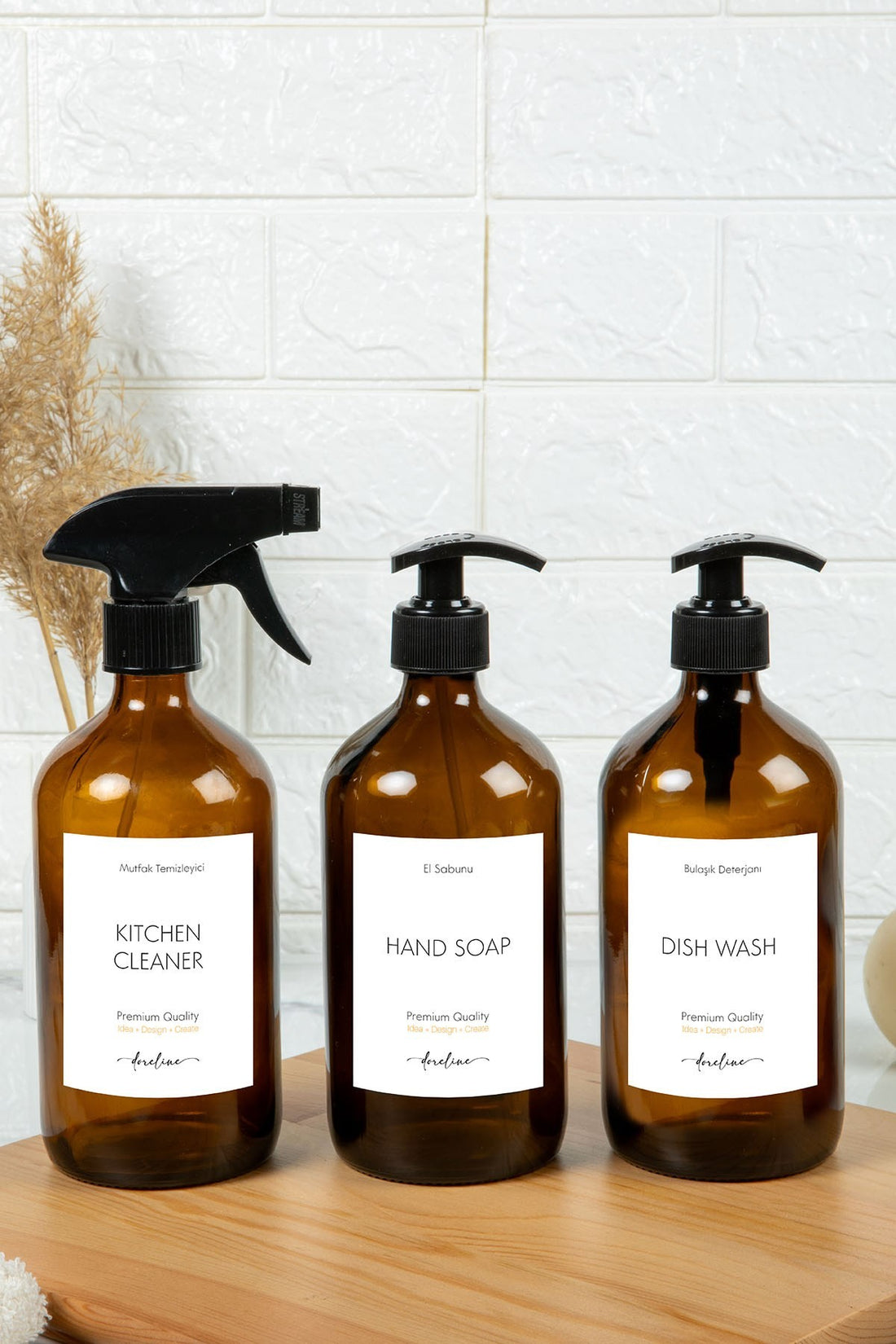 Distributeur de savon en verre DRLN-163