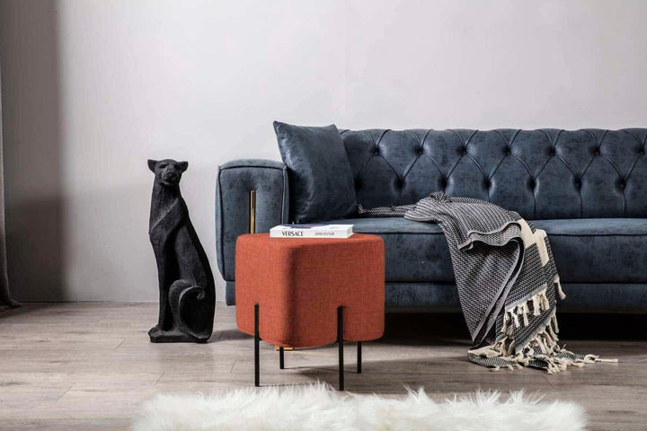 Mono Pouf Orange