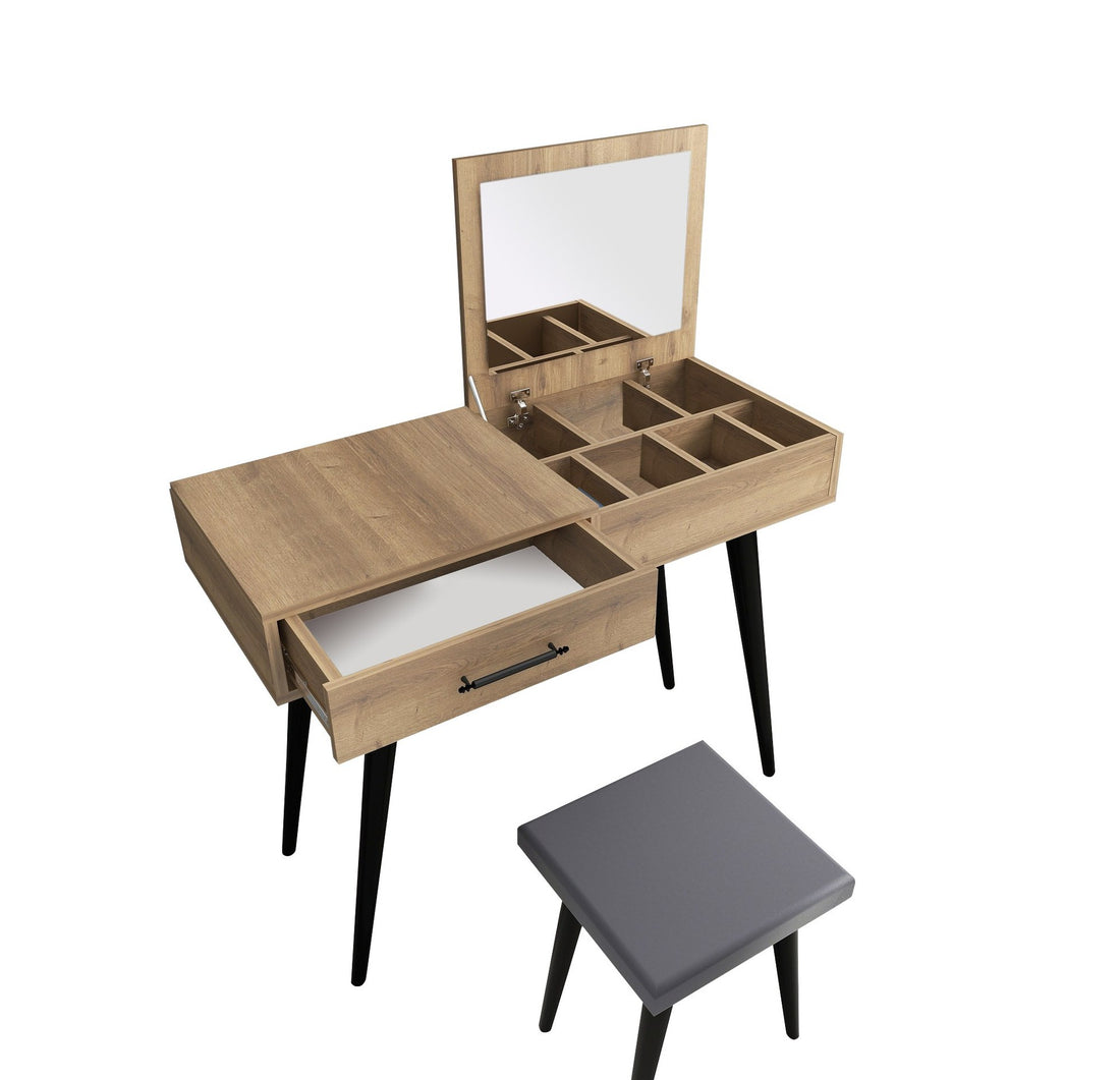 Table de maquillage Rouge - Hitit