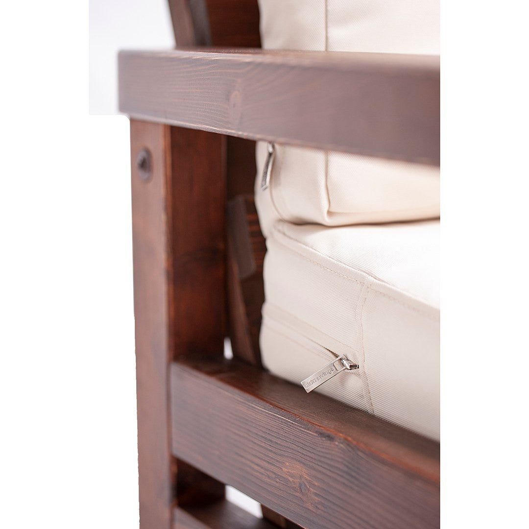 Canapé jardin de 1 place Milan - Beige