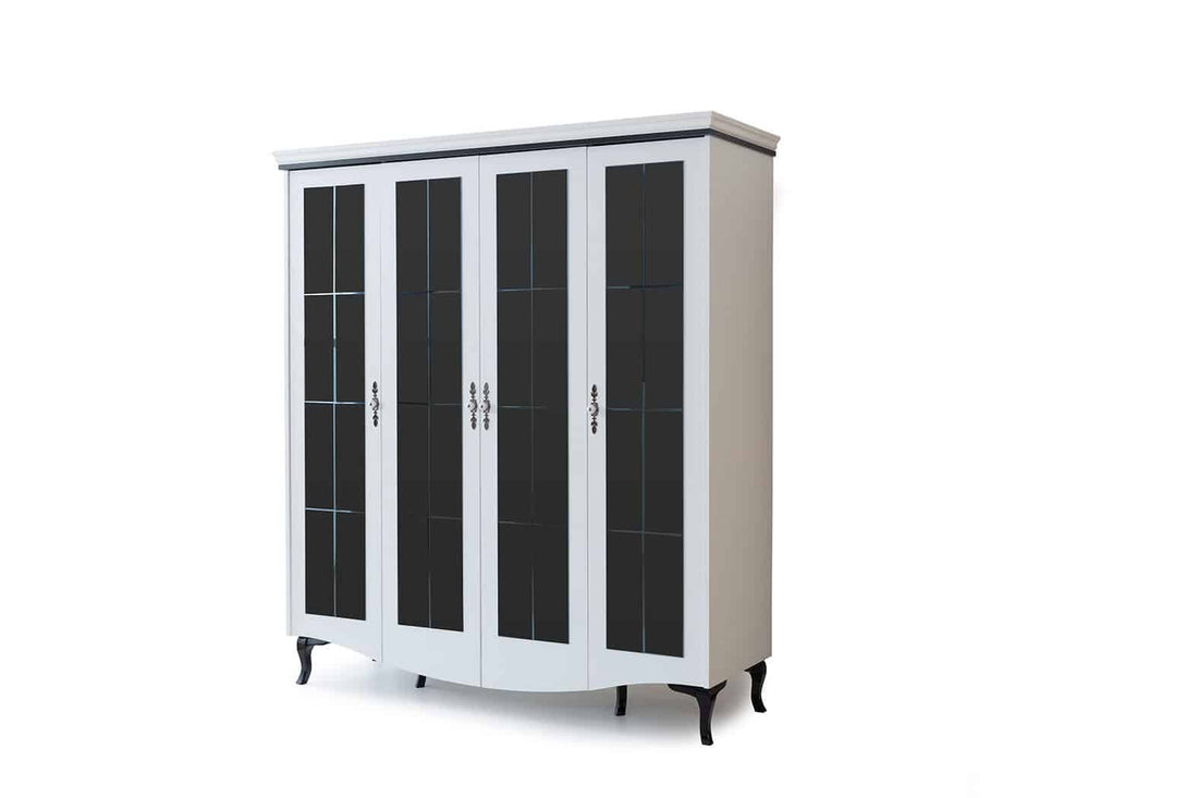 Black And White armoire 4 portes