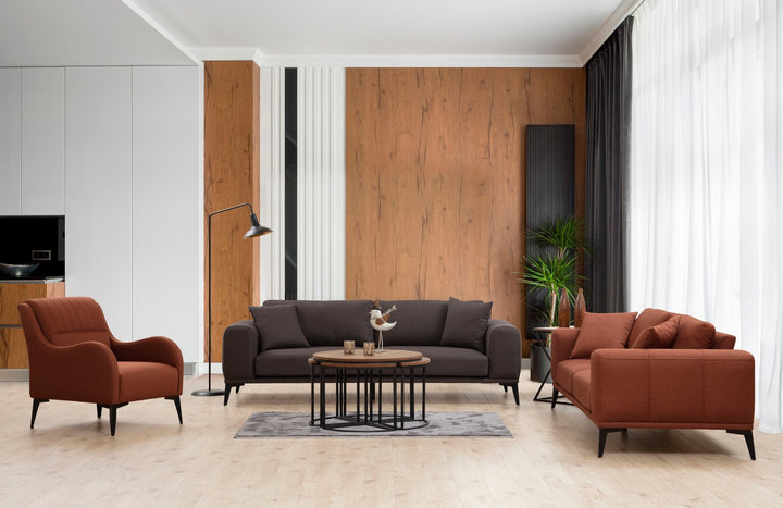 Canapé à 3 places Kenzo 3 - Tile Red