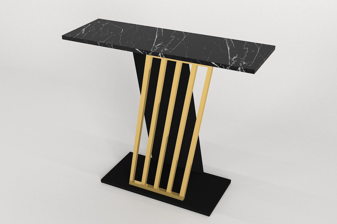 La commode Gravity - Black, Gold