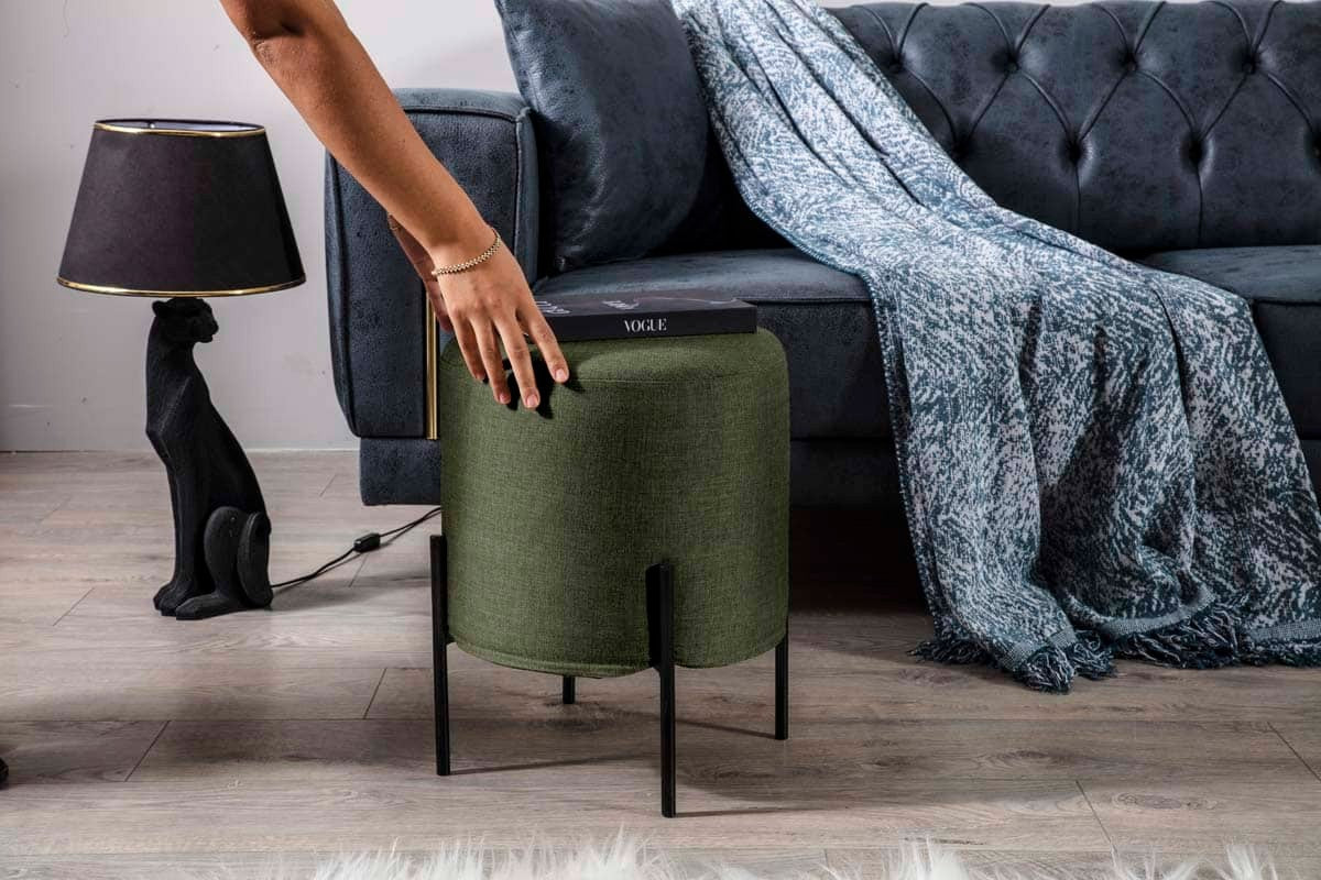 Norm Pouf Vert foncé