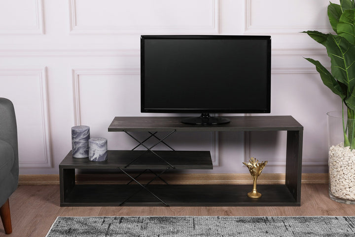 Meuble TV Zigzag - Dark Brown