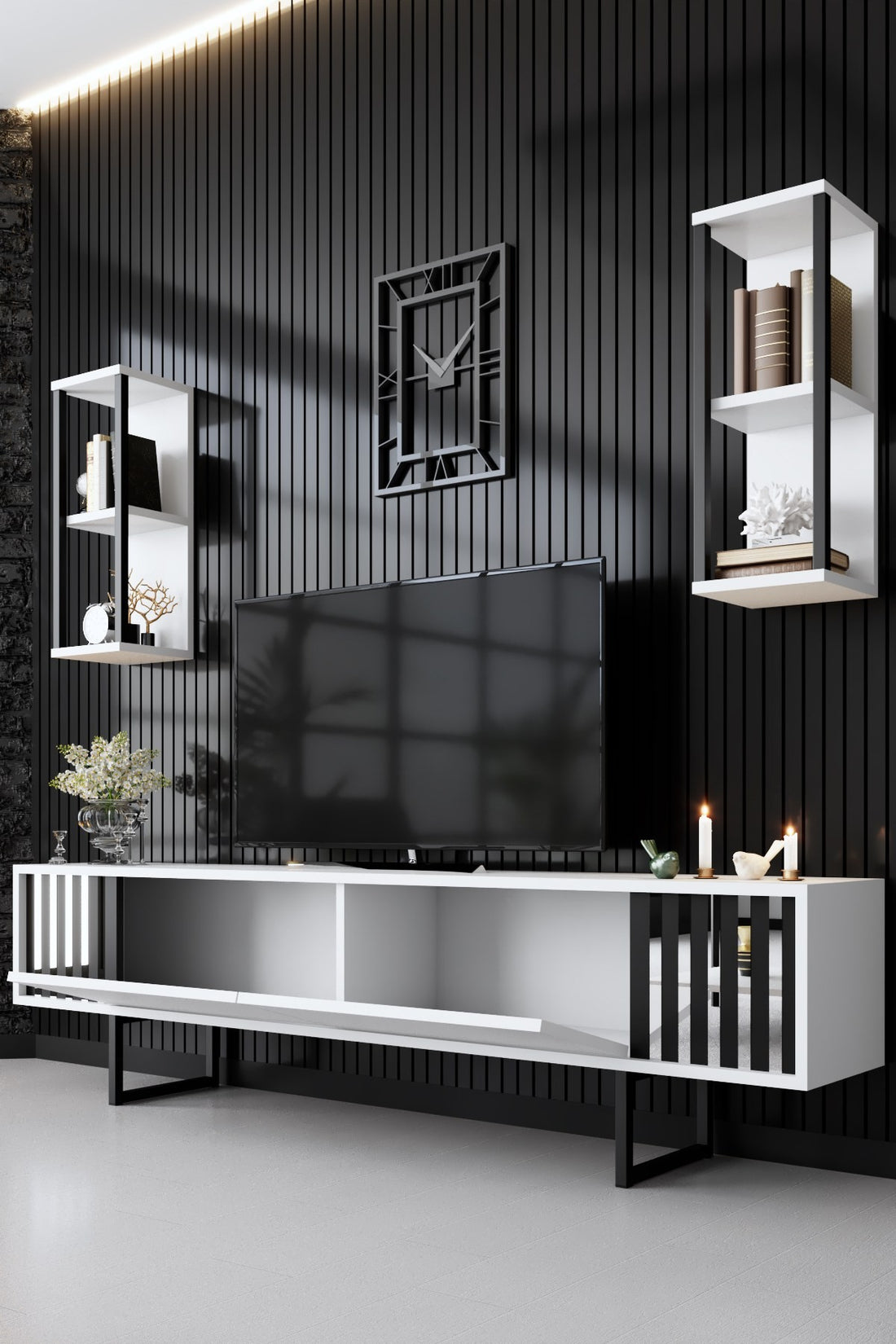 Unité de télévision Chrome Line - White, Black