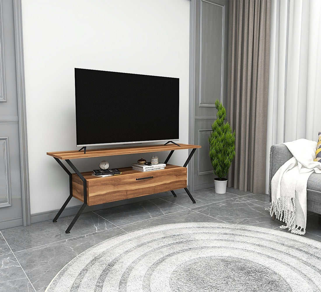 Meuble TV Tarz - Walnut