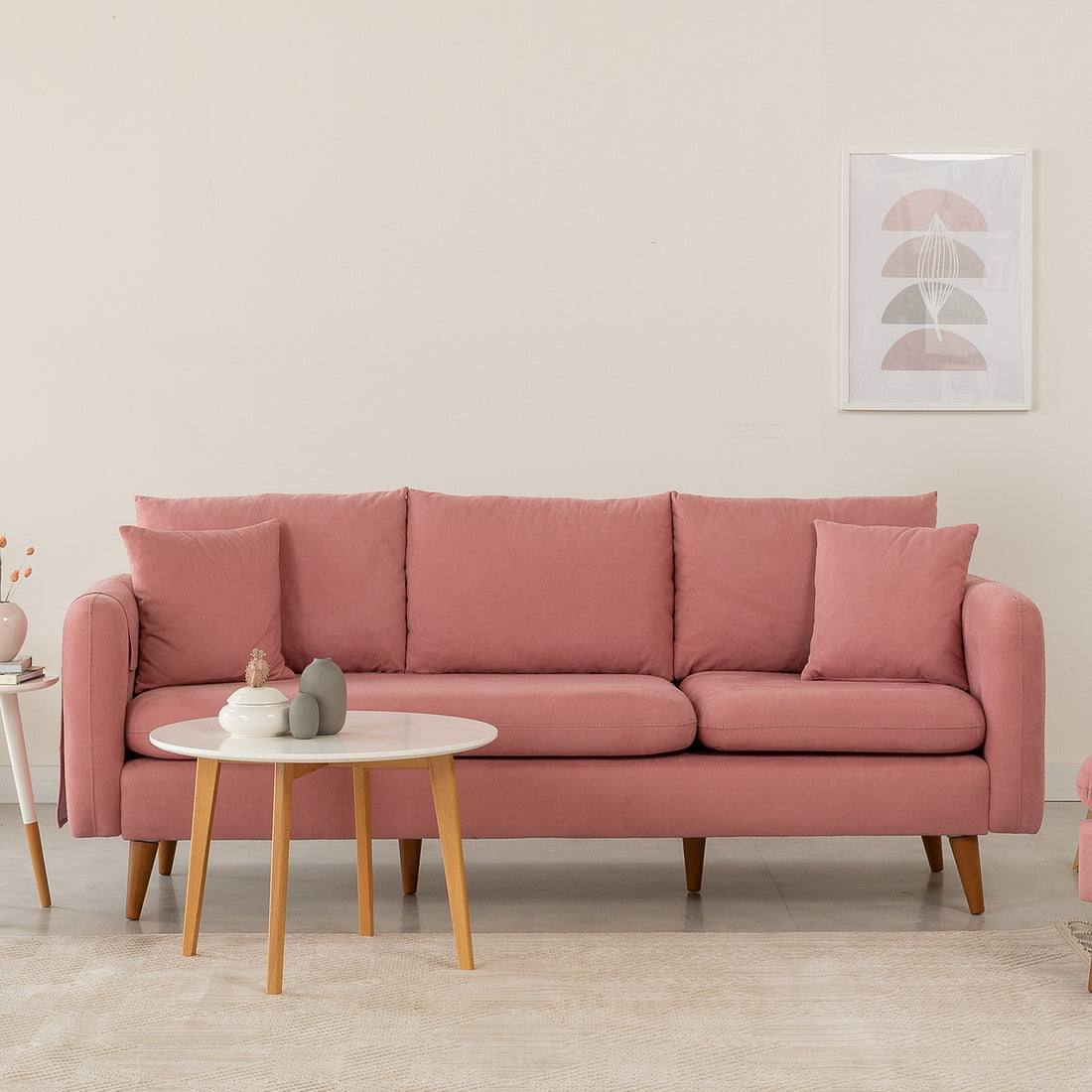 Canapé à 3 places Sofia - Pink