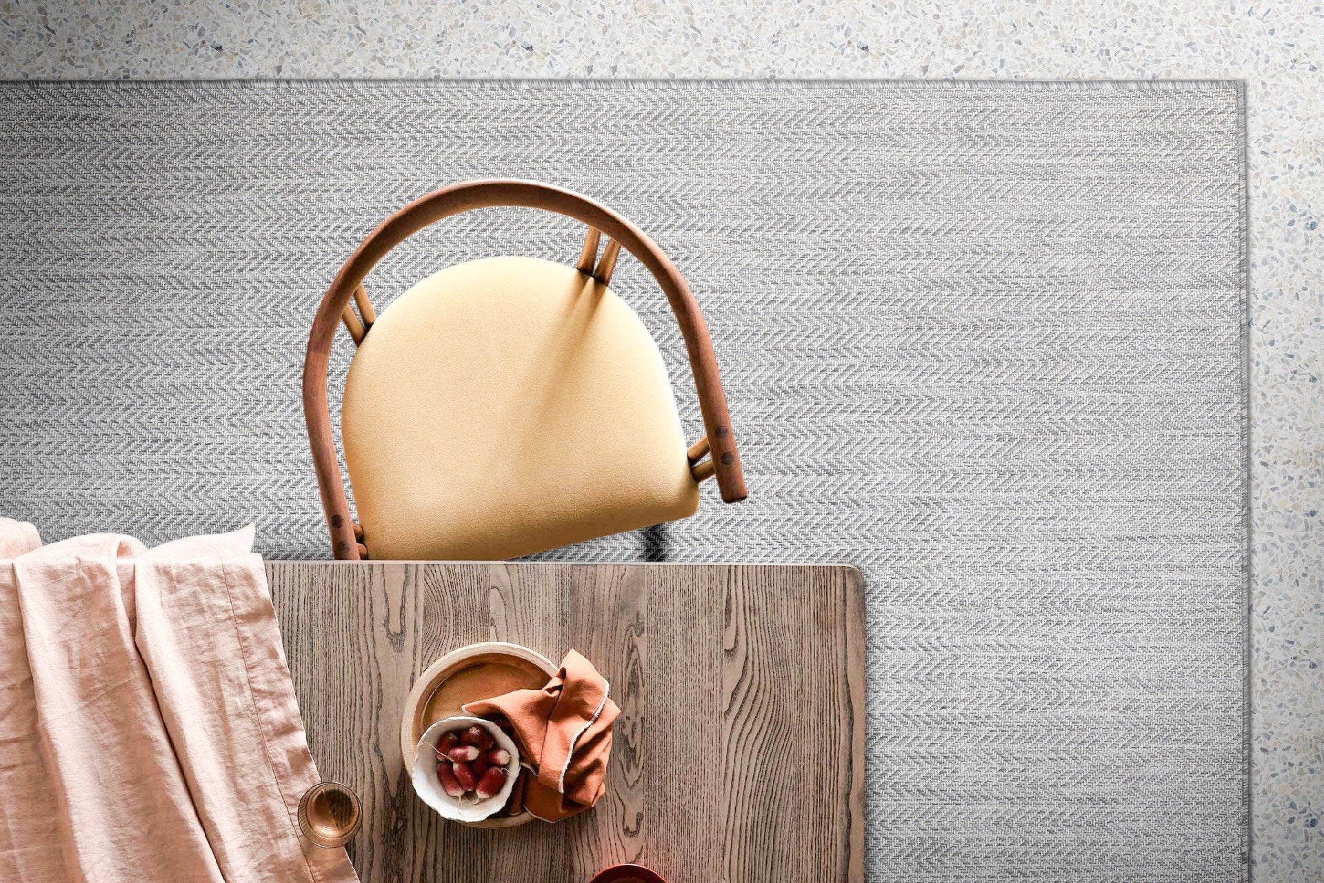 Tapis (160 x 230) 20522A Fresco - Anthracite, White