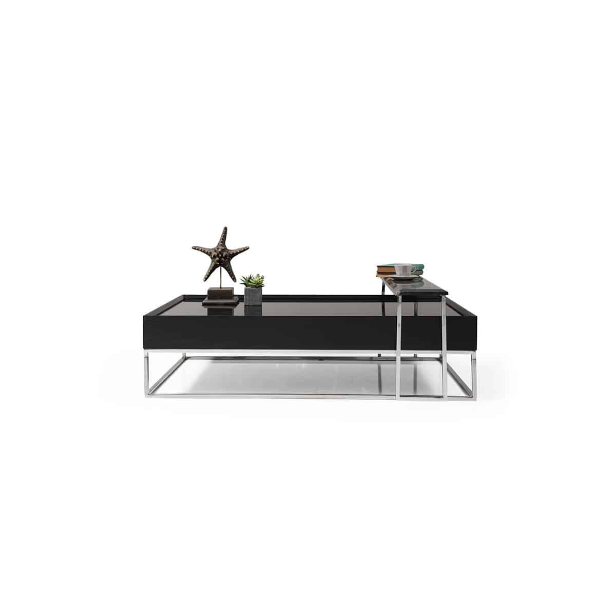 Crown table basse (noire)