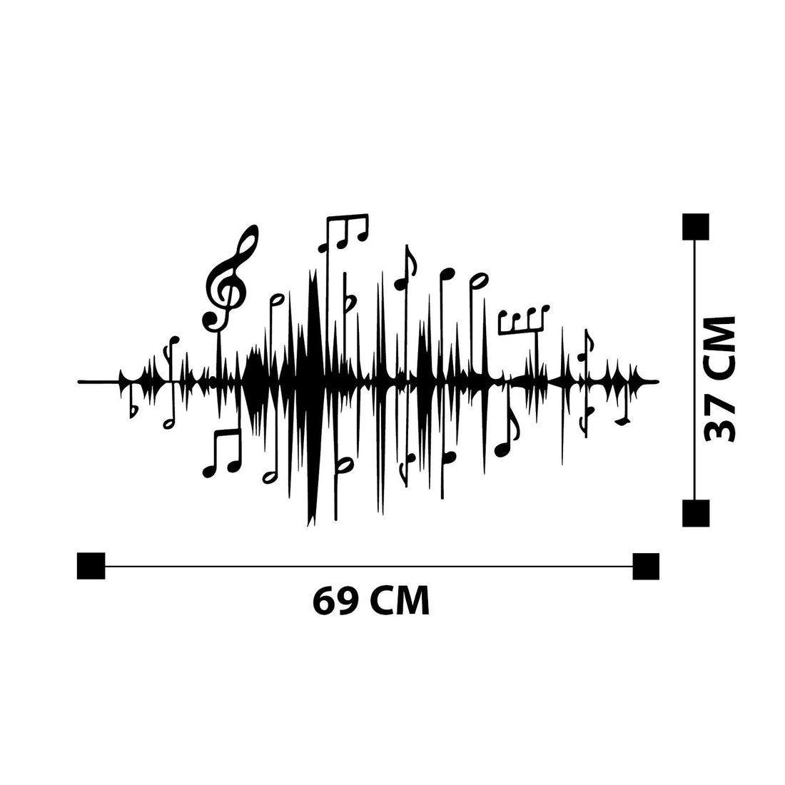 Accessoire mural en métal décoratif Lal