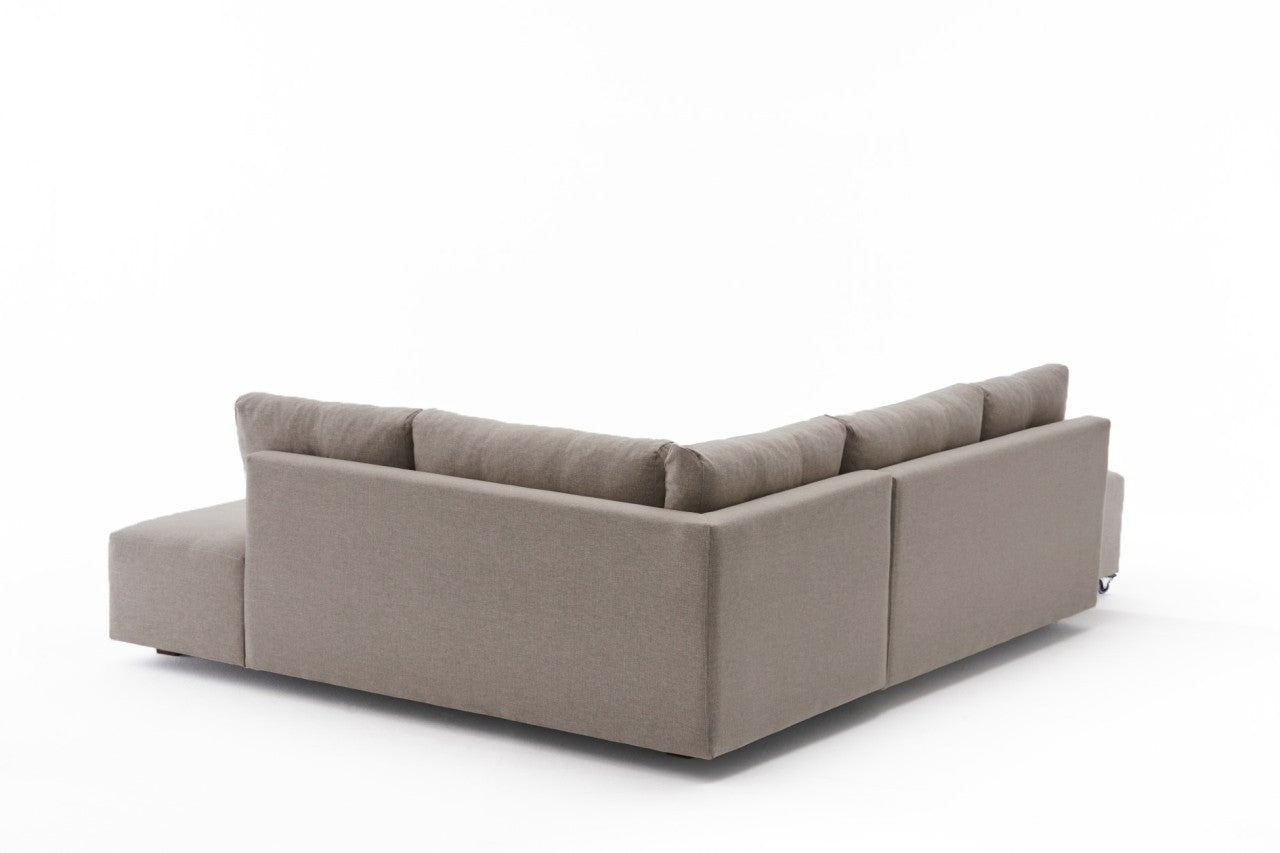 Canapé d'angle Manama Corner Sofa Bed Right - Cream