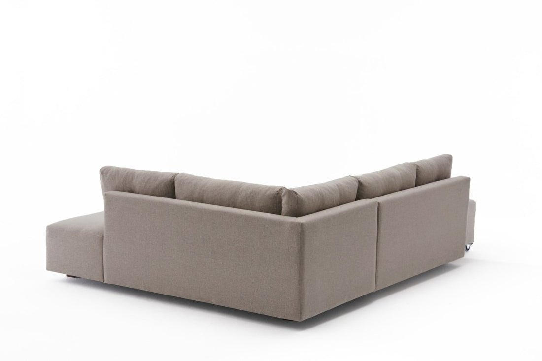 Canapé d'angle Manama Corner Sofa Bed Right - Cream