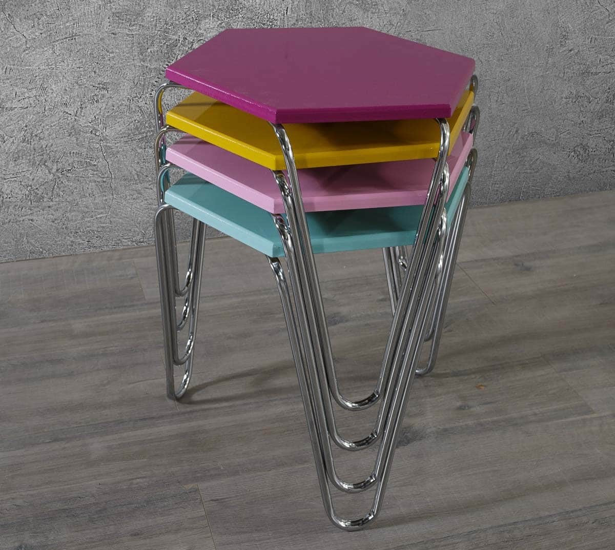 Piramit Table Gigognes Multicolore