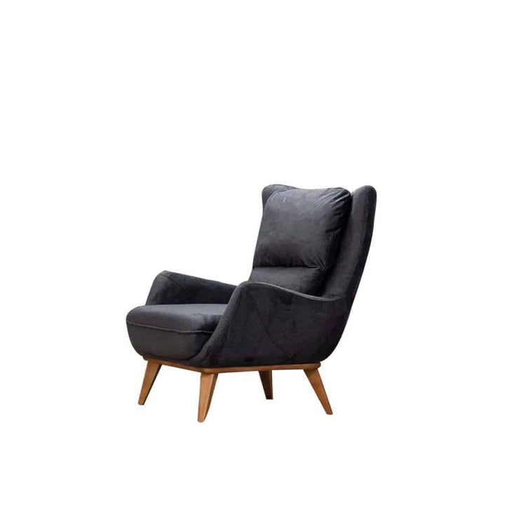 Cenova Fauteuil Bergère Anthracite