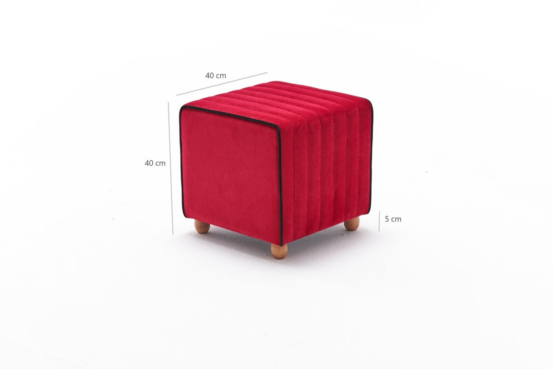 Pouf Mona Puf - Red
