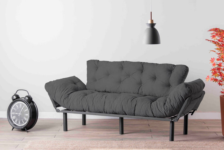 Canapé-lit 3 places Nitta Triple - Grey