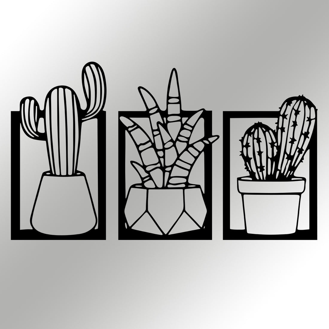 Accessoire mural en métal décoratif Nazen